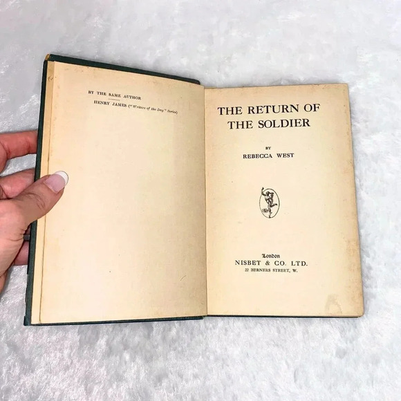 Rare The Return of the Soldier By Rebecca West 1918 First Edition Novel - Picture 6 of 12